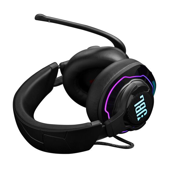 JBL Quantum 910 Wireless - Black - Wireless over-ear performance gaming headset with head  tracking-enhanced, Active Noise Cancelling and Bluetooth - Detailshot 5 JBL Quantum 910 Wireless - Black - Wireless over-ear performance gaming headset with head  tracking-enhanced, Active Noise Cancelling and Bluetooth - Detailshot 5
